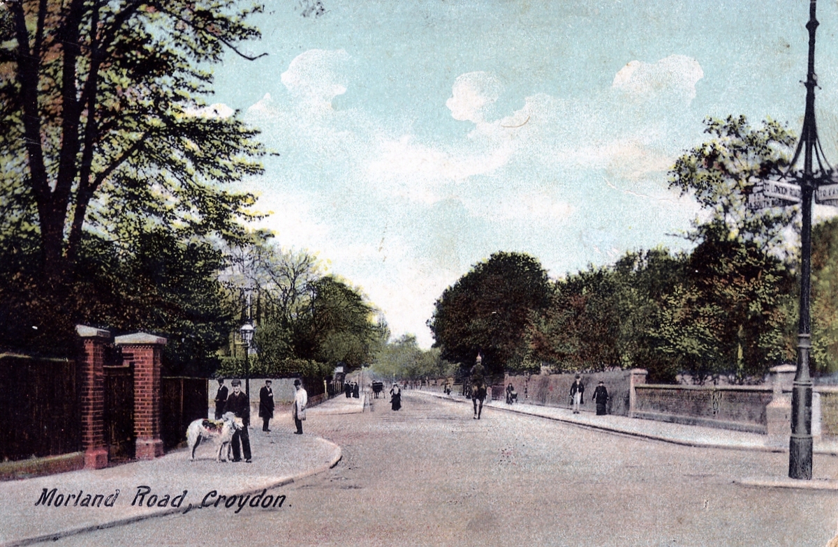 Morland Rd junction with Cherry Orchard and the Lower Addiscombe Rd